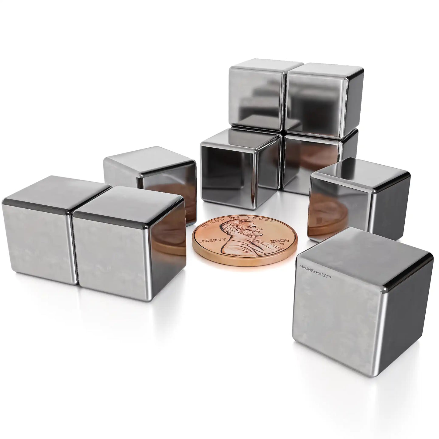 1/2 Inch Strong Neodymium Rare Earth Cube Magnets N48