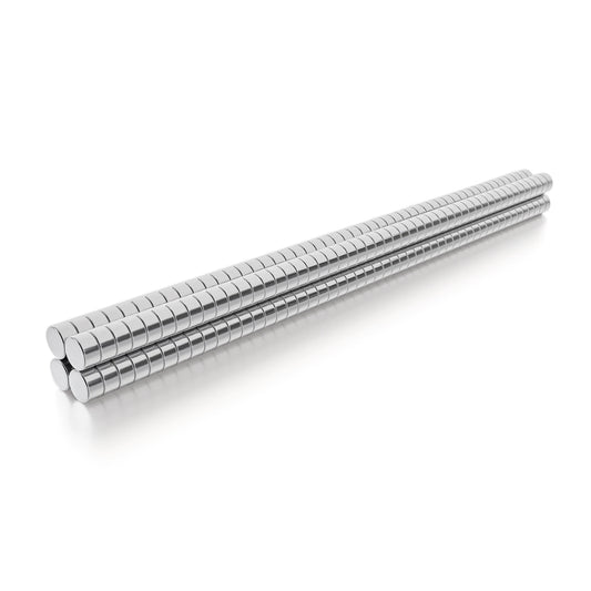 1/8 x 1/16 Inch Tiny Neodymium Rare Earth Disc Magnets N50