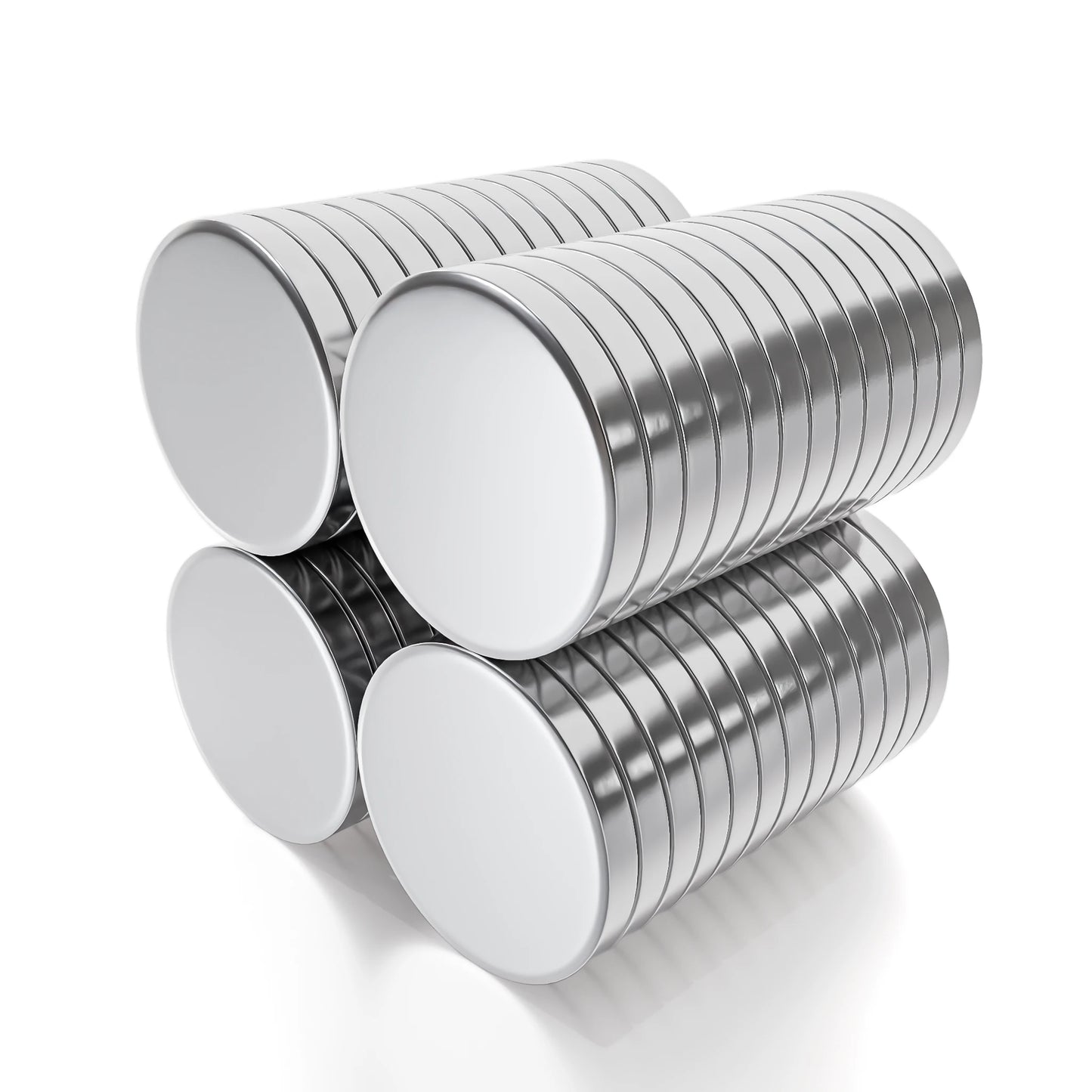 Neodymium Rare Earth Disc Magnets N48 1/2 x 1/16 inch
