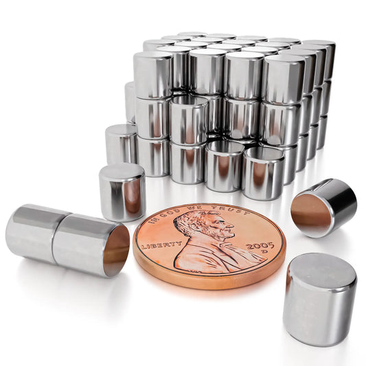 Neodymium Cylinder Magnets N48 1/4 x 1/4 inch