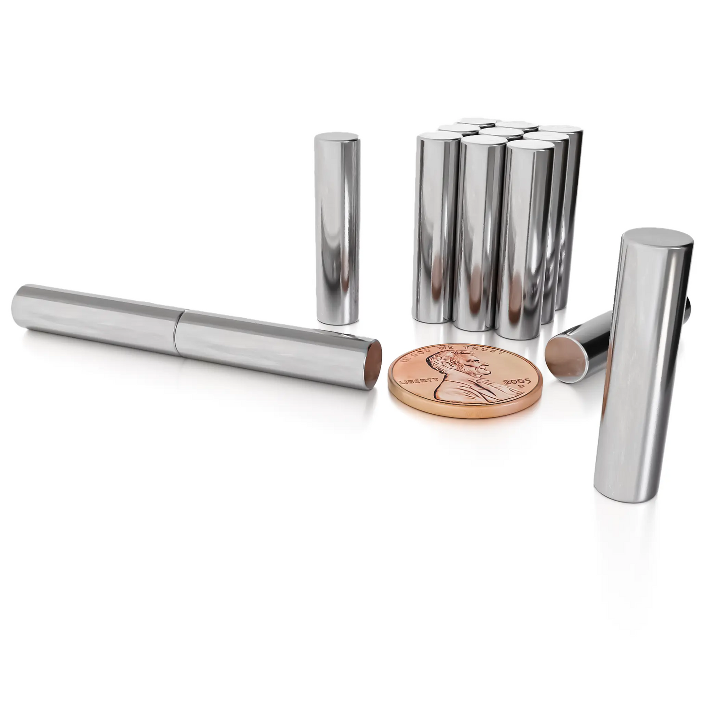 Neodymium Cylinder Magnets N48 1/4 x 1 inch