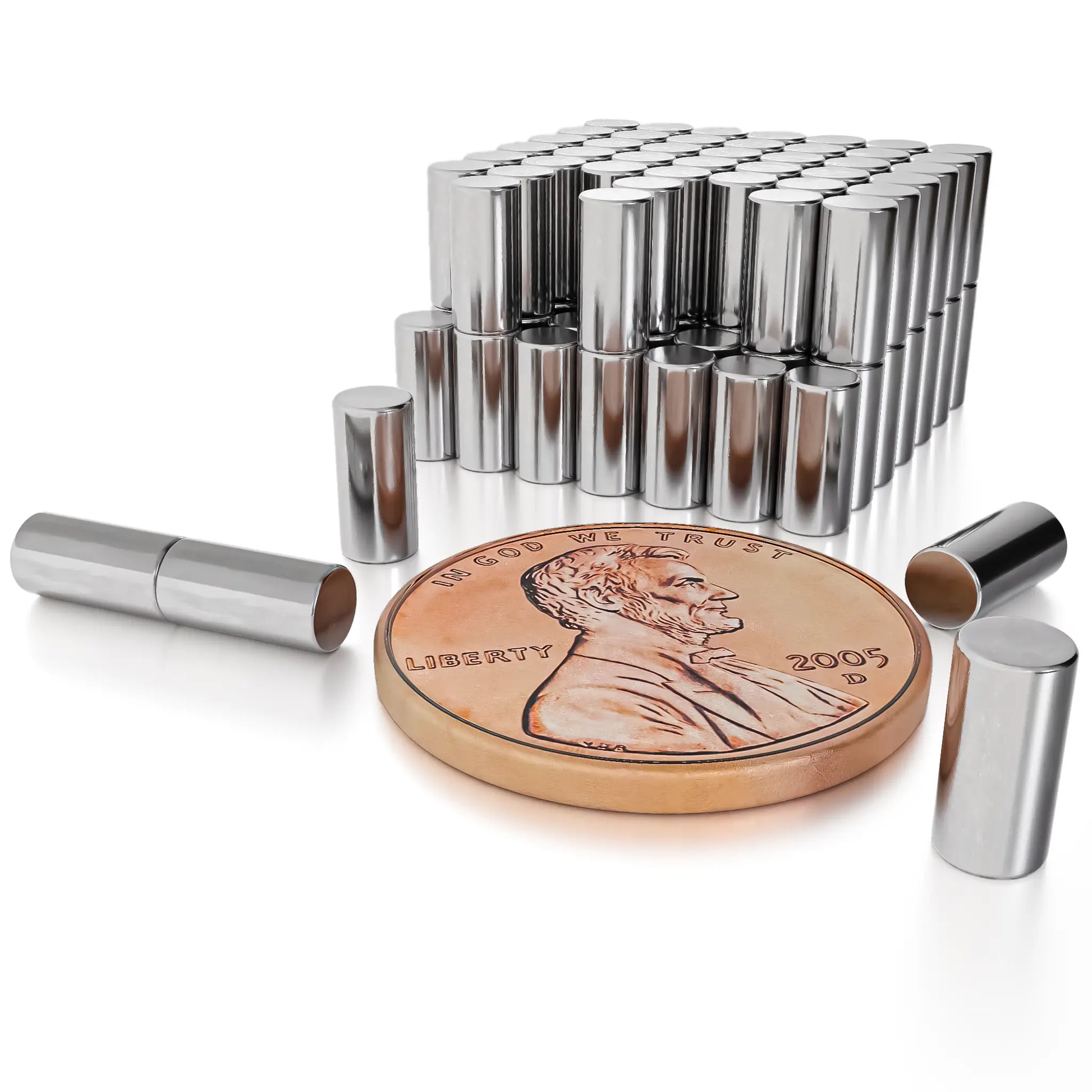 1/8 x 1/4 inch Neodymium Cylinder Magnets N48