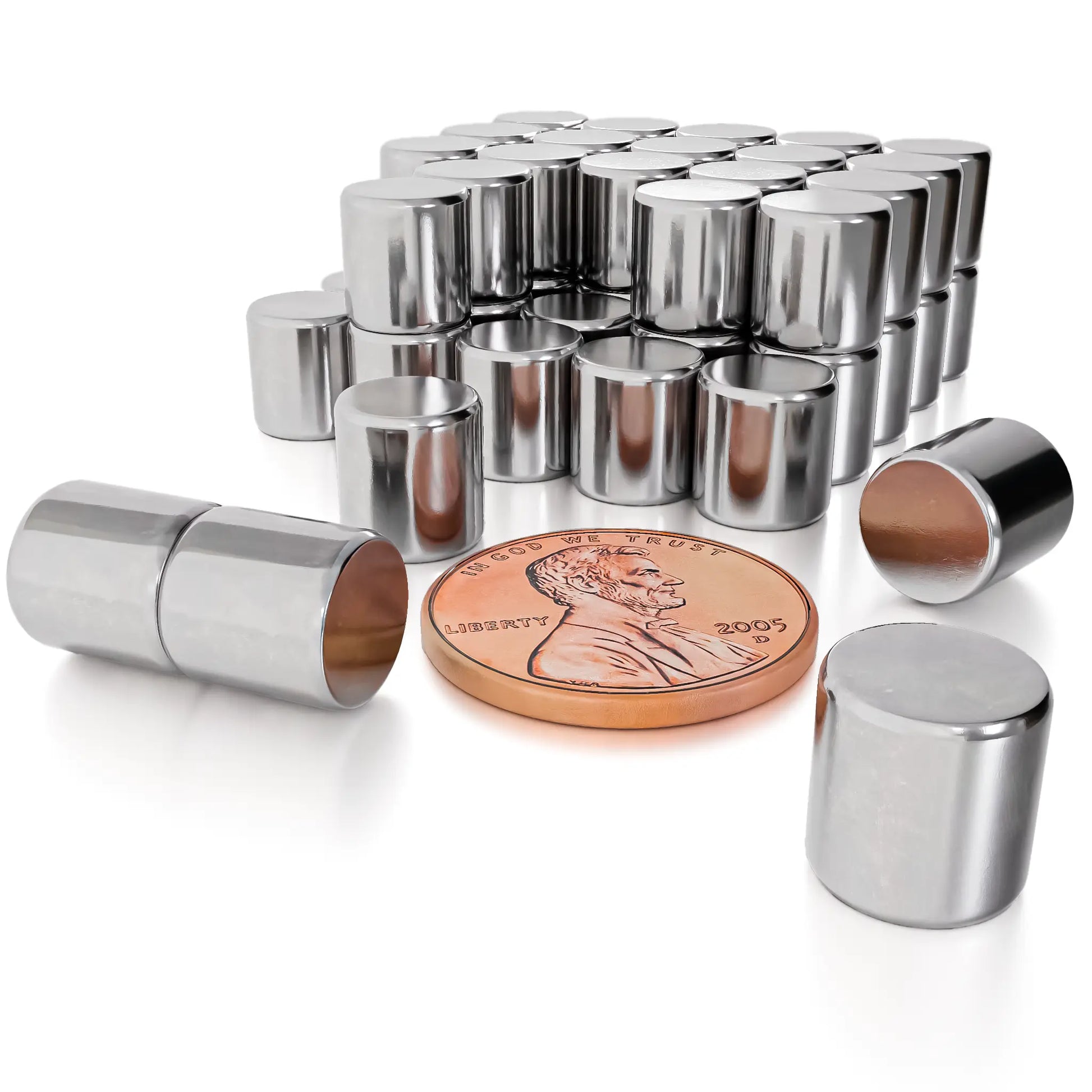 5/16 x 5/16 inch Neodymium Cylinder Magnets N48