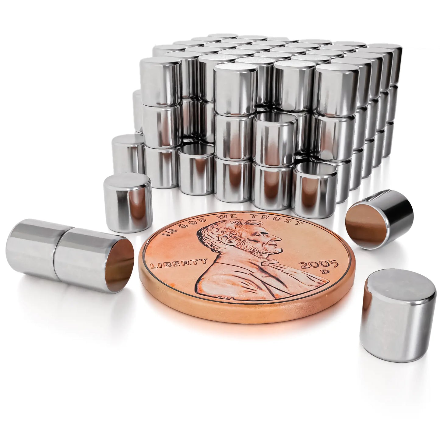 Neodymium Cylinder Magnets N50 3/16 x 3/16 inch