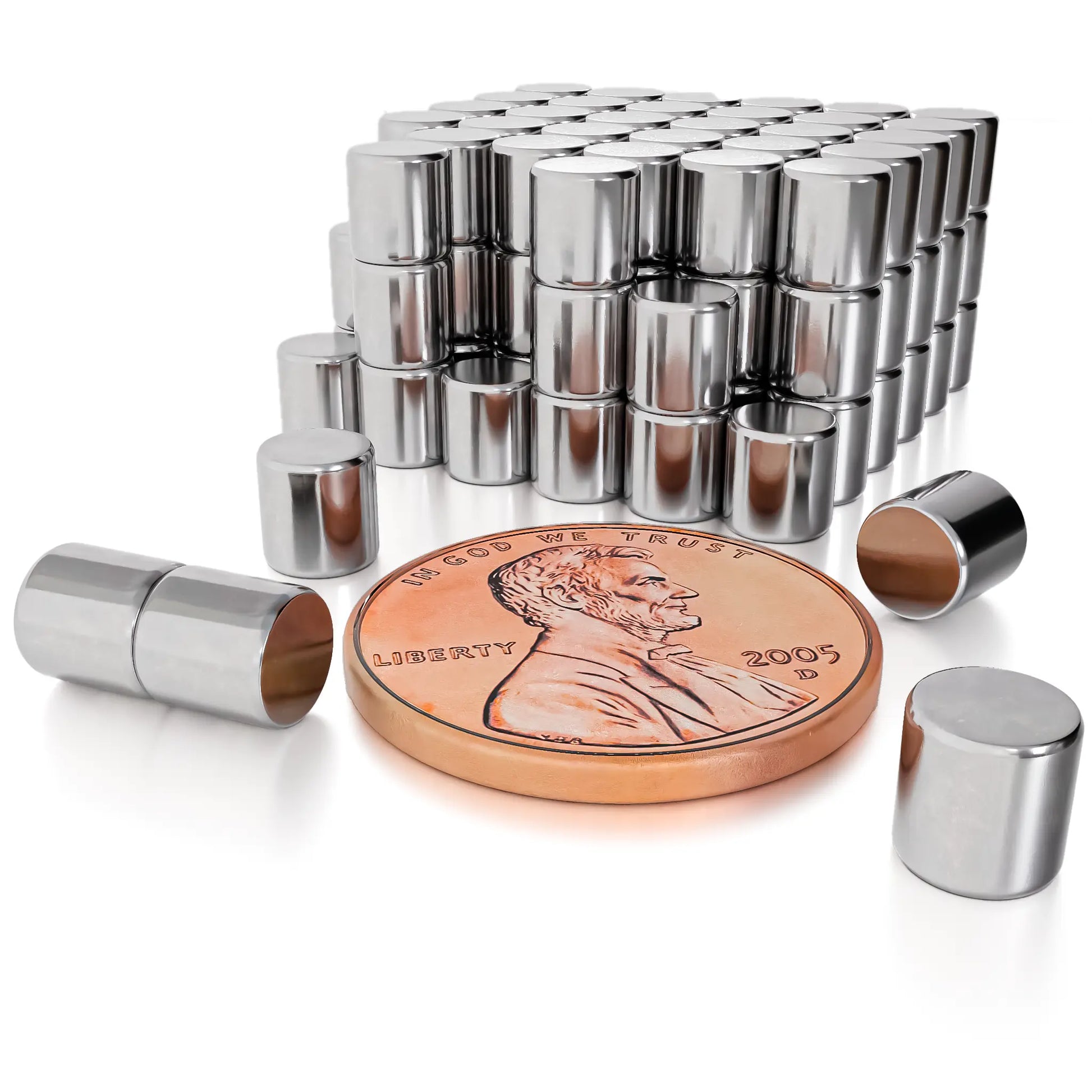 5mm x 5mm Neodymium Cylinder Magnets N50