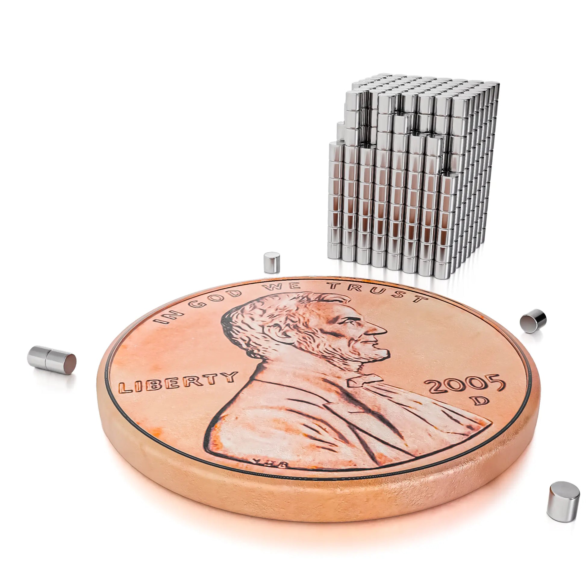 1mm x 1mm Tiny Neodymium Cylinder Magnets N52