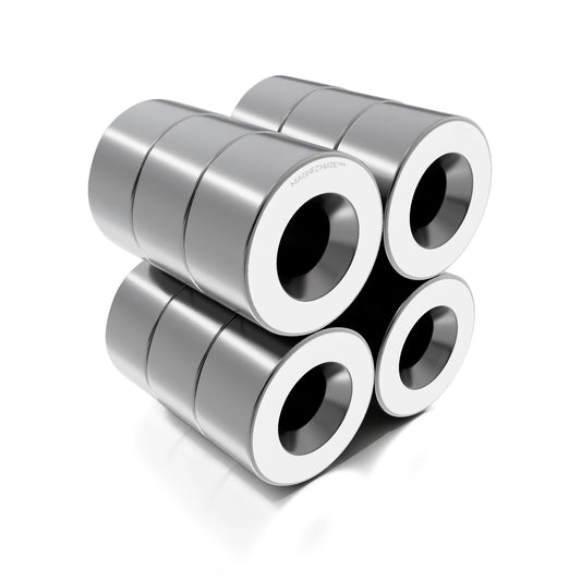 Neodymium Rare Earth Countersunk Disc Magnets N52 1/2 x 1/4 inch