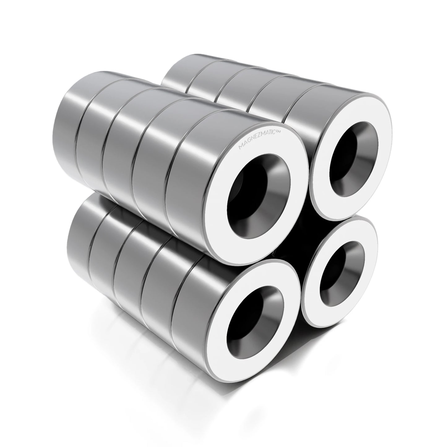 Neodymium Rare Earth Countersunk Disc Magnets N52 1/2 x 3/16 inch