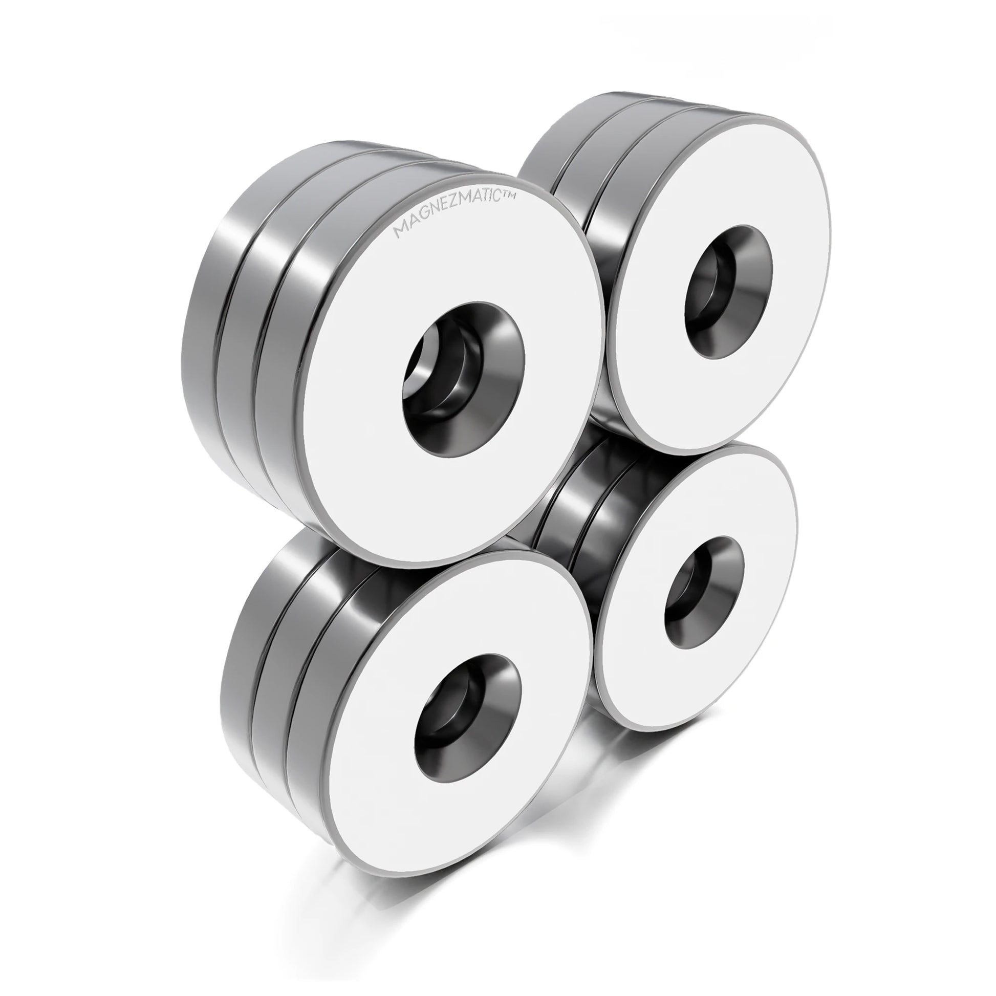 3/4 x 1/8 Inch Strong Neodymium Rare Earth Countersunk Disc Magnets N52