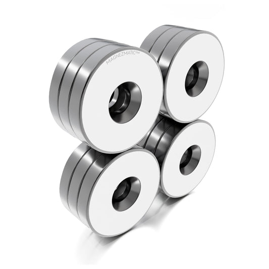 Neodymium Rare Earth Countersunk Disc Magnets N52 3/4 x 1/8 inch