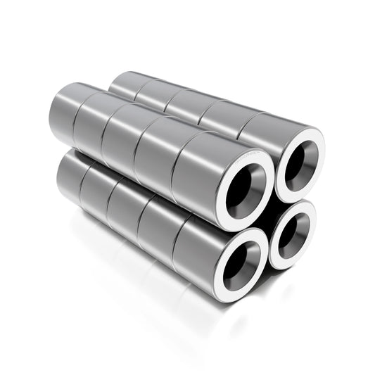 Neodymium Rare Earth Countersunk Disc Magnets N52 3/8 x 1/4 inch