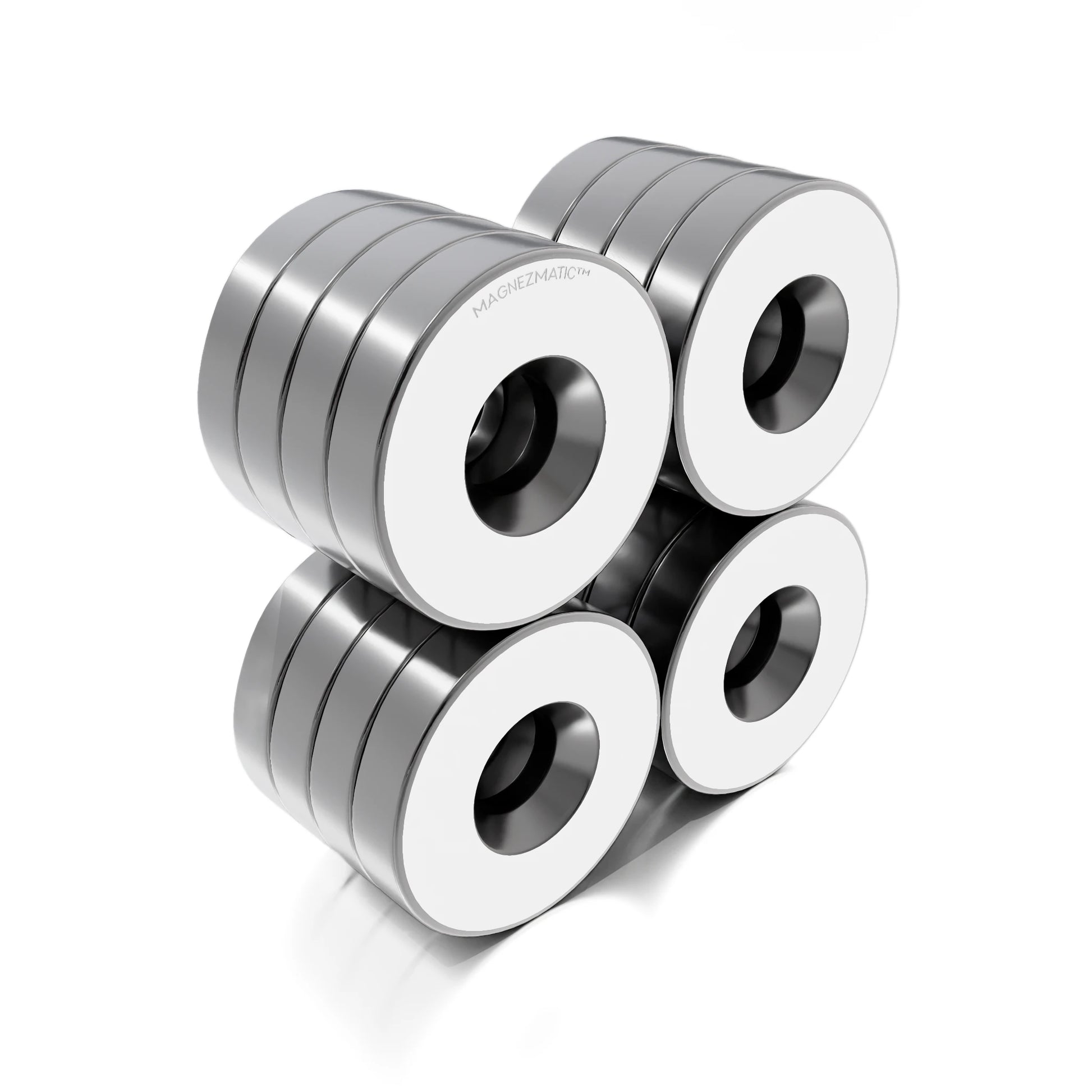 5/8 x 1/8 Inch Neodymium Rare Earth Countersunk Disc Magnets N52