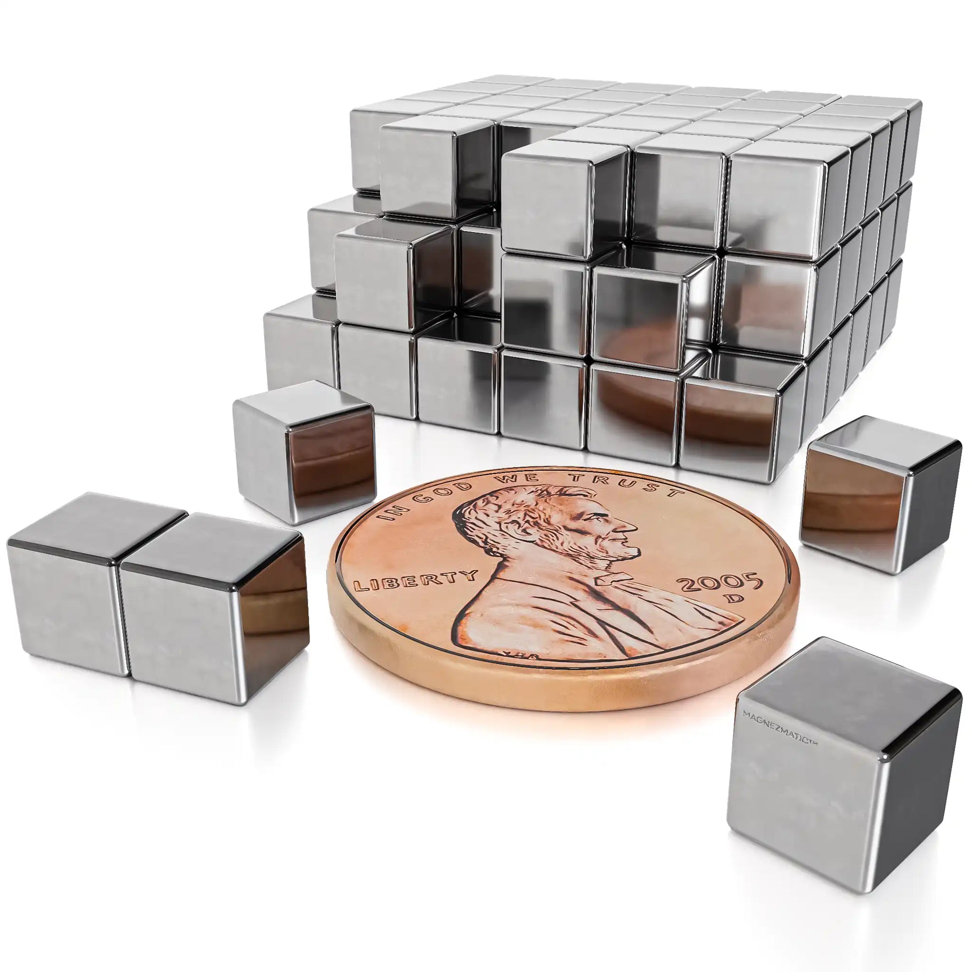 3/16 Inch Strong Neodymium Rare Earth Cube Magnets N48