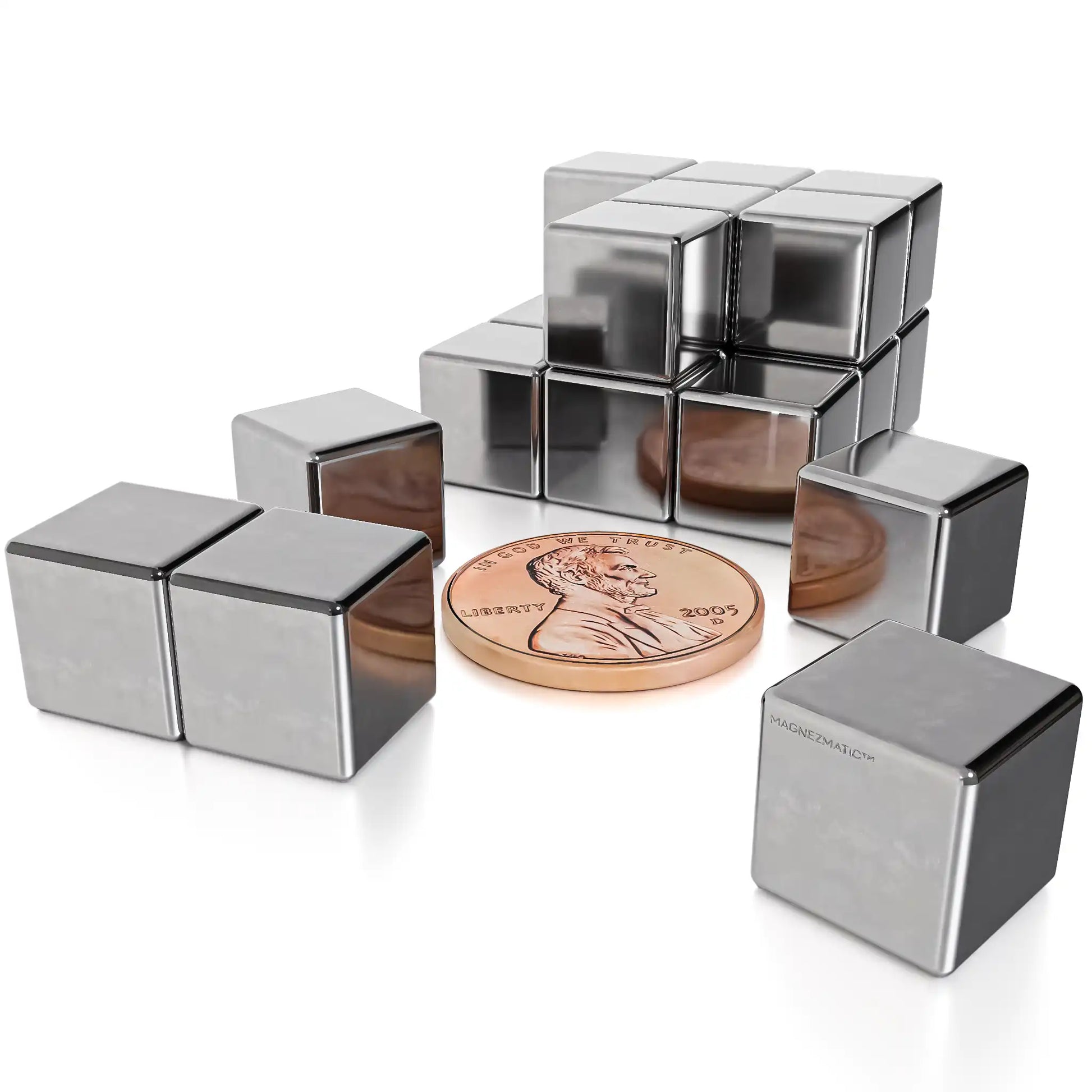 3/8 Inch Strong Neodymium Rare Earth Cube Magnets N48