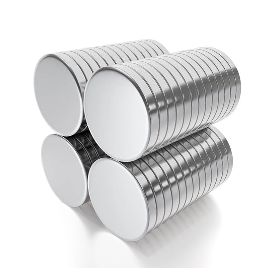 Neodymium Rare Earth Disc Magnets N48 1/2 x 1/16 inch